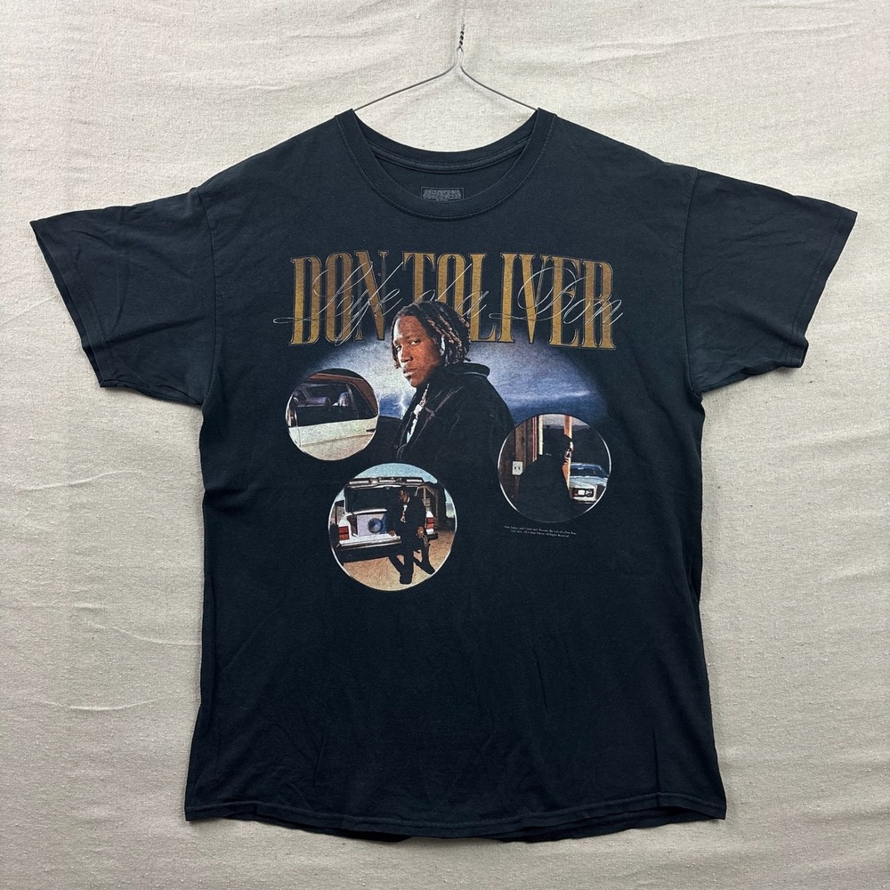 Don Toliver T-Shirt Mens Large Black Life of a Don 2021 Tour Graphic Tee